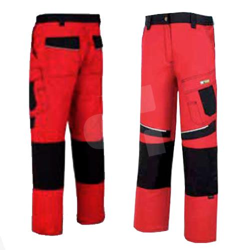 PANTALON CANVAS ROJO-NEGRO 46/48