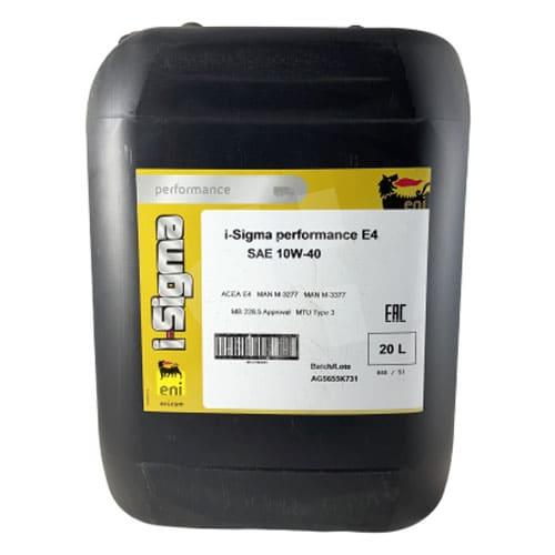 ACEITE ENI I SIGMA PERFORMANCE E4 10W40 (20 L)