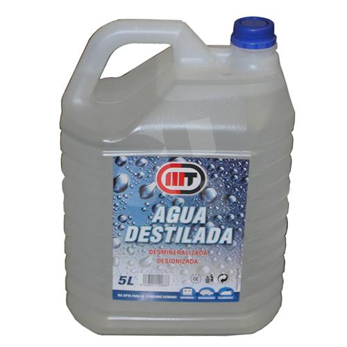 Agua destilada envase de 5 litros