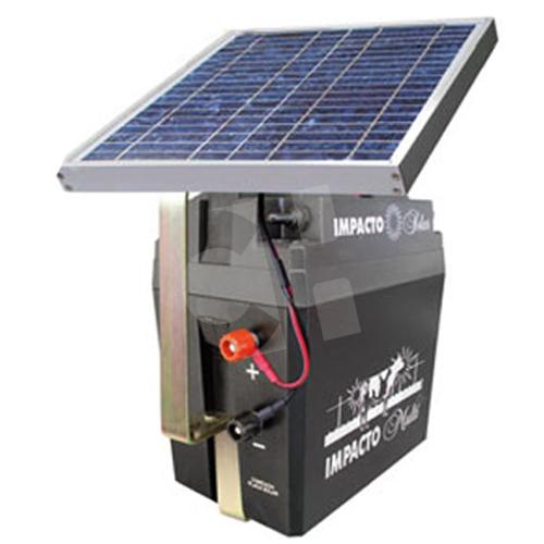 Comprar Pastor eléctrico solar IMPACTO SOLAR RECARGABLE 10W batería y panel  INCLUÍDOS - Damia Solar