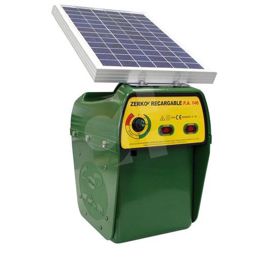 PASTOR ELÉCTRICO SOLAR 10 W RECARGABLE