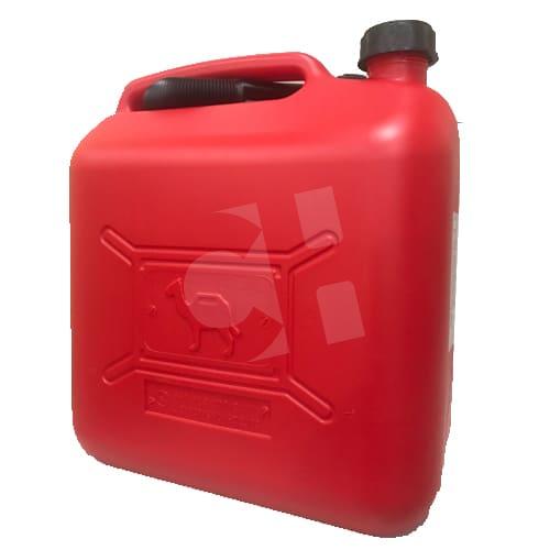 BIDÓN HOMOLOGADO PLASTICO ROJO 20LTS