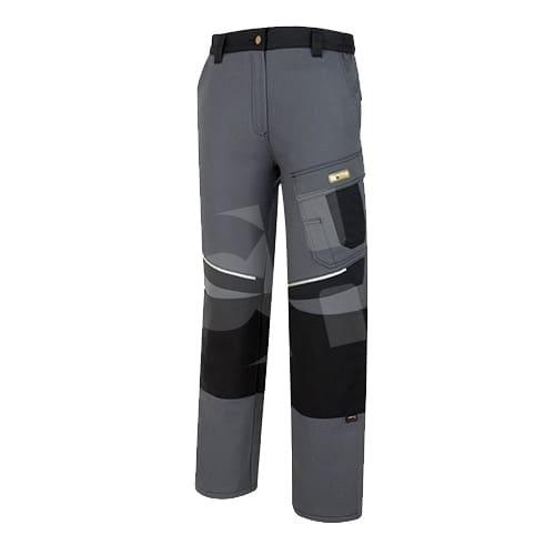 PANTALON CANVAS GRIS-NEGRO 42/44