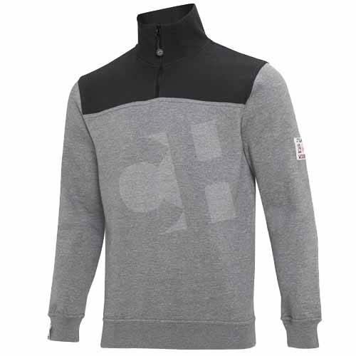 JERSEY NEBRASKA GRIS-NEGRO T-L