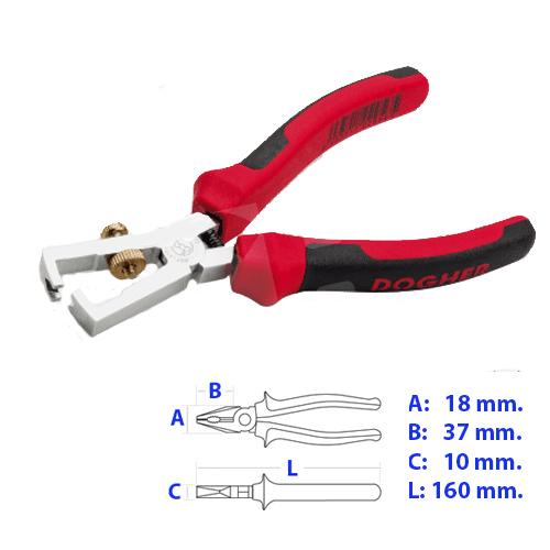 ALICATE PELACABLES 160MM.