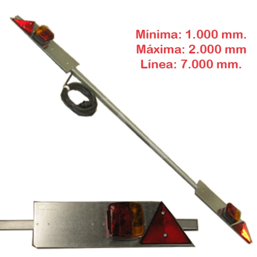 BARRA REMOLQUE EXTENSIBLE 1-2 M.