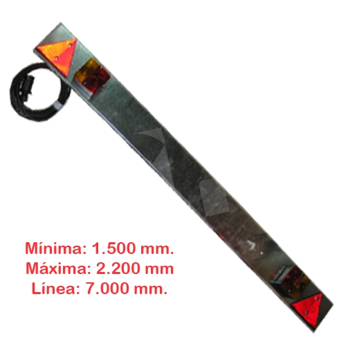 BARRA REMOLQUE EXTENSIBLE 1,5-2,2 M.