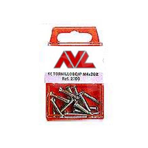 BLISTER TORNILLO C/PLANA ZN 3X30