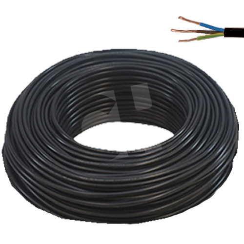 CABLE MANGUERA REDONDA 3G2,5 NEGRO