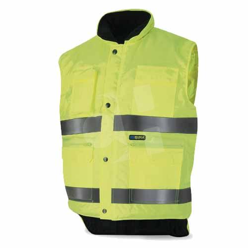 CHALECO MULTIBOLSILLOS FLUORESCENTE T-L