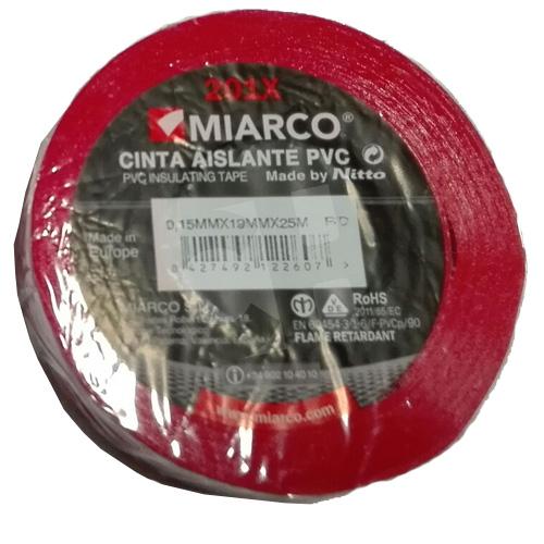 CINTA AISLANTE 25X19 ROJA