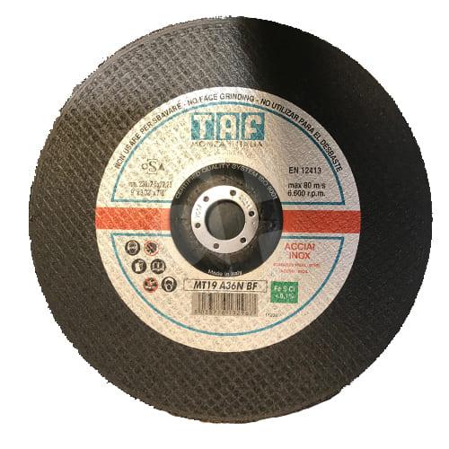 DISCO CORTE METAL TAF BOMBEAD 230X2,5X22