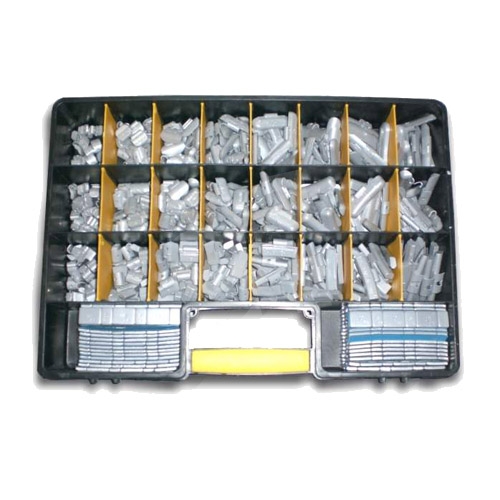 ESTUCHE DE CONTRAPESAS GRAPA Y ADHESIVAS