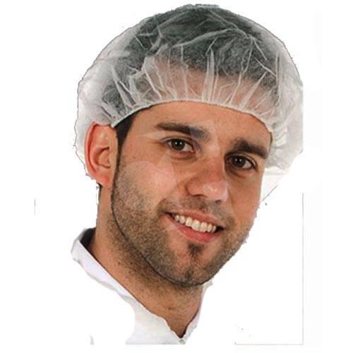 GORRO POLIP. BLANCO DESECHABLE (100UDS)