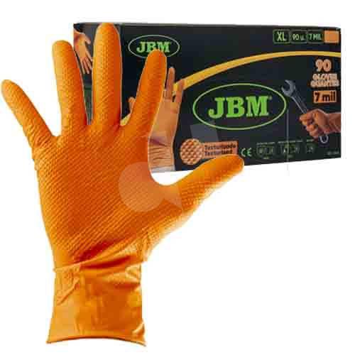 GUANTE NITRILO DES NARANJA T-XL (90UDS)