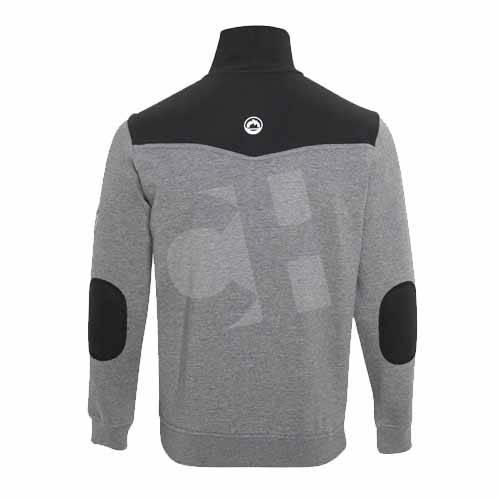 JERSEY NEBRASKA GRIS-NEGRO T-L