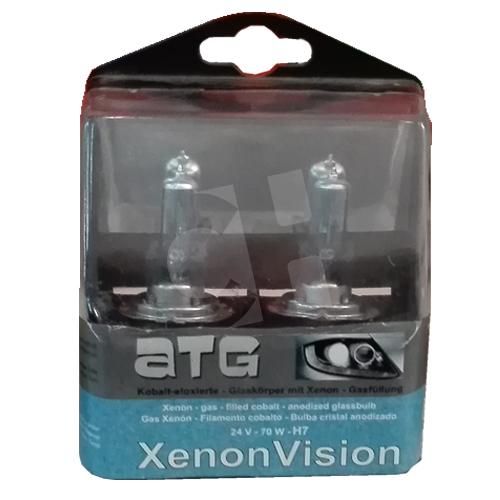 KIT LAMPARAS XENONVISION 24V 70W H7