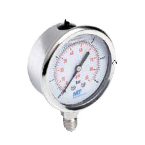MANOMETRO GLICERINA INOX DN63 0-10 BAR I