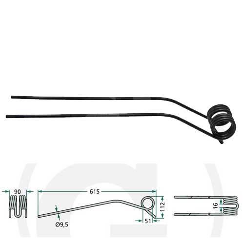 MUELLE RASTRILLO KUHN K8013670