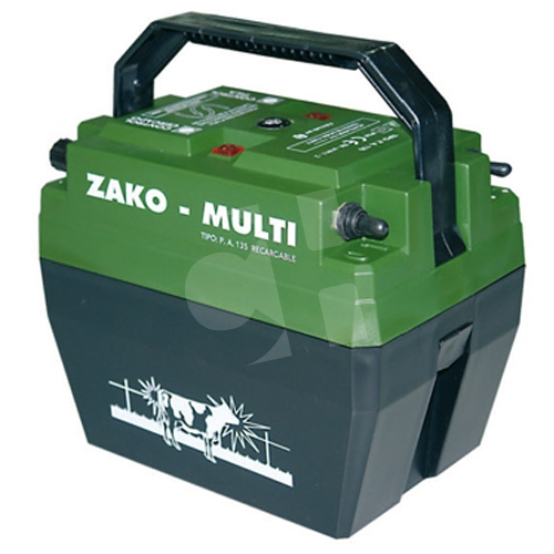 Pastor eléctrico Zerko-Recargable con batería 12 V y cargador