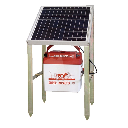 Pastor eléctrico solar ZERKO SOLAR RECARGABLE 10W (batería y panel  INCLUÍDOS)