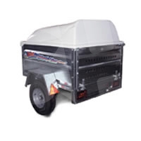 REMOLQUE D-250 TAPA POLIESTER PUERTA PER