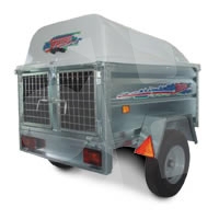 REMOLQUE DZ-250 R-10+TAPA POLIESTER-2 C