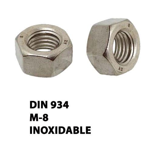 TUERCA A2 DIN 934 M-4 INOX (2000)
